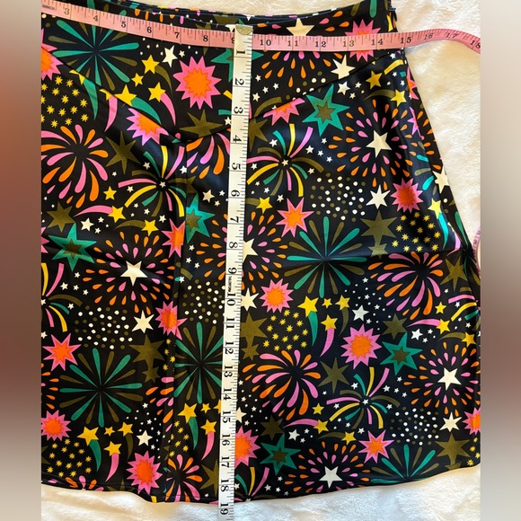 Boden Satin Bias-Cut A-Line Mini Skirt--Sz 6 - Picture 13 of 13